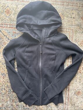 lululemon athletica Black Full-Zip Hoodie Jacket